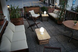 Terrace/patio - Hôtel des Haudères (Evolène)