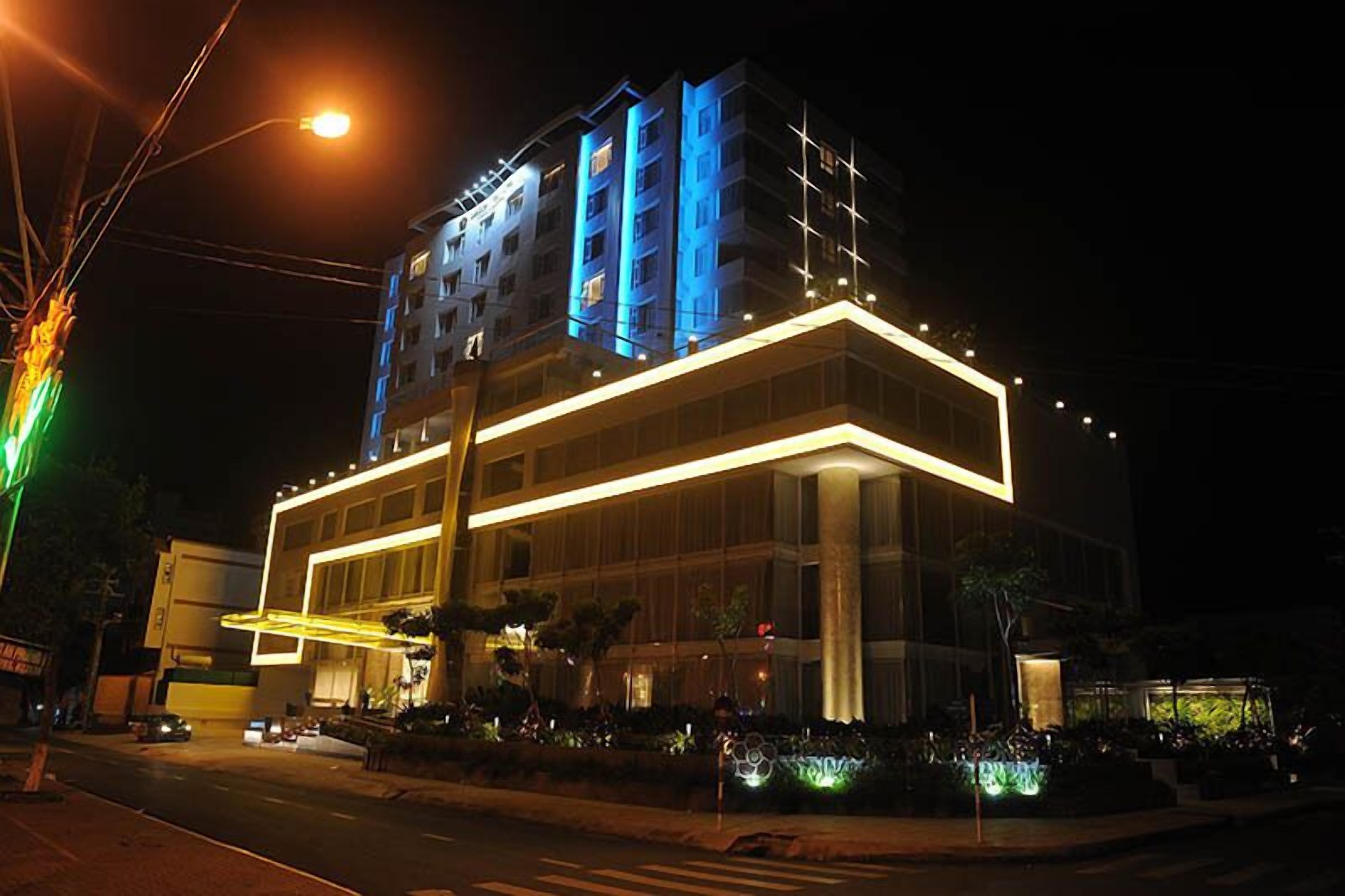 front of property – evening/night