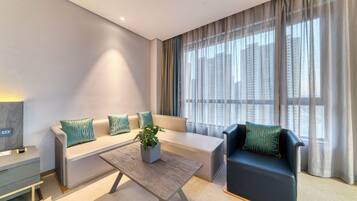 Minibar, in-room safe, desk, blackout drapes