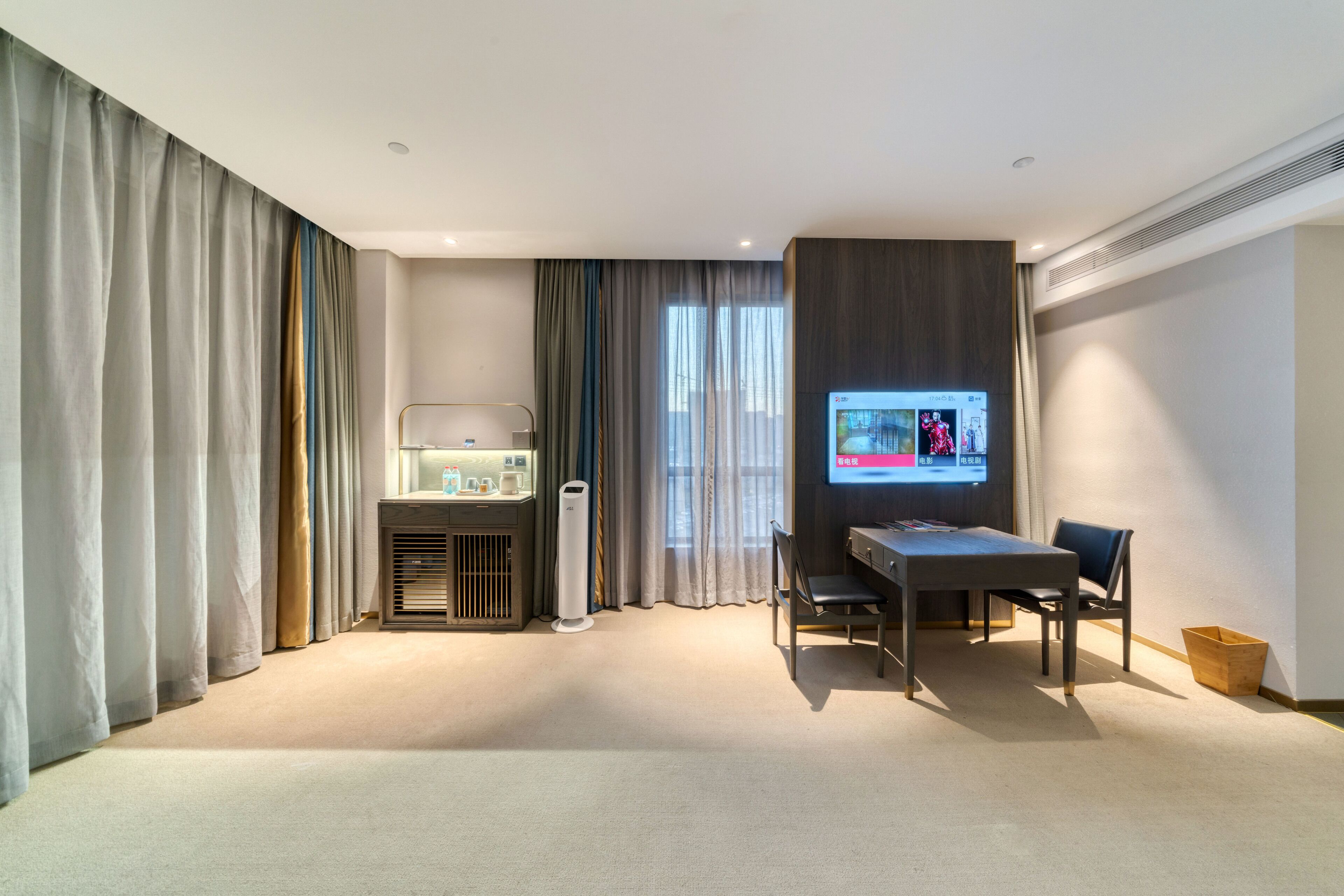 Minibar, in-room safe, desk, blackout drapes