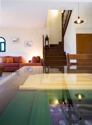 Villa, 4 Bedrooms, Sea View | Living area | Smart TV, fireplace - Joya Luxury Villas (Zakynthos)