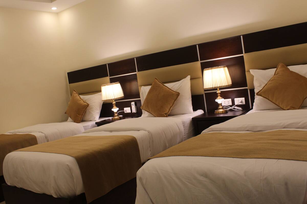 triple room | 1 bedroom, premium bedding, in-room safe, desk