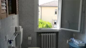 Dusche, Regendusche, kostenlose Toilettenartikel, Haartrockner