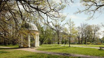 Utsikt mot parken