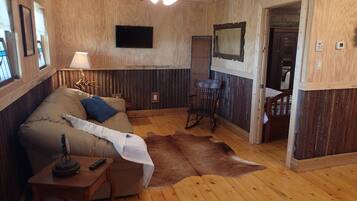 Texan Cabin | Living area | LED TV