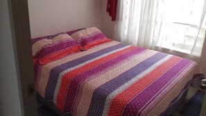 Family Apartment, Accessible, Sea View | 3 bedrooms, Egyptian cotton sheets, premium bedding, pillow-top beds - Departamento Equipado Vista Al Mar (La Serena)