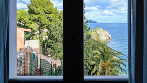 Apartment, 2 Bedrooms, Terrace, Sea View | View from room - Terrasse Sur Isola Bella (Taormina)