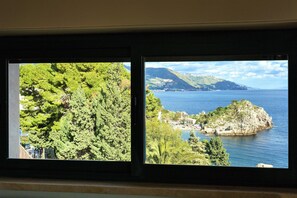 Apartment, 2 Schlafzimmer, Terrasse, Meerblick | Ausblick vom Zimmer
