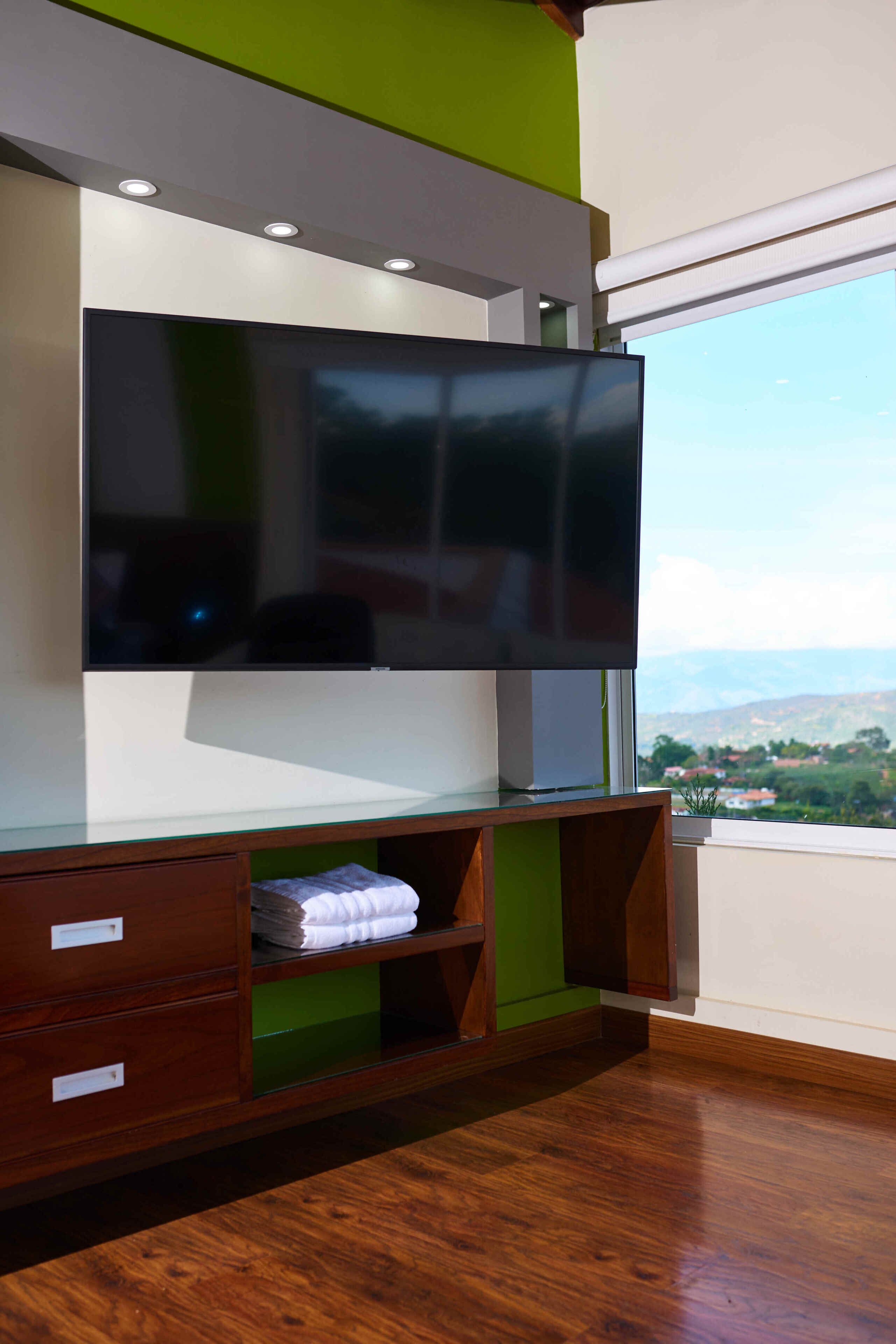 presidential suite, 1 bedroom, non smoking, mountain view | television