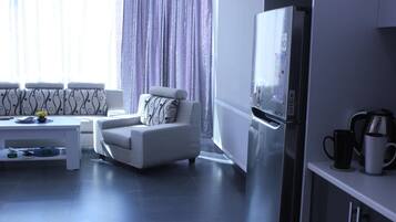 61-inch LCD TV with satellite channels, TV