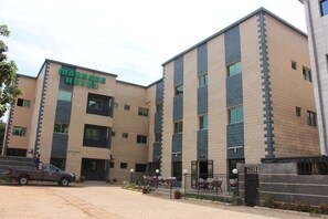 Façade de l’hébergement