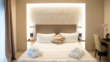 Phòng Suite Superior, bồn tắm nước nóng | 1 phòng ngủ, bộ trải giường bằng vải cotton Ai Cập