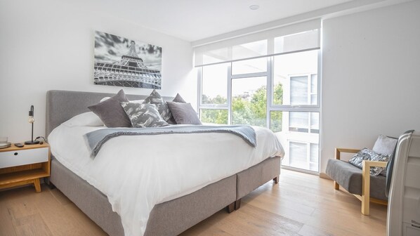 Departamento, 2 habitaciones, para no fumadores | 2 habitaciones y sábanas de algodón egipcio