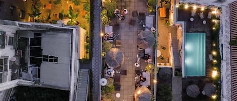 Terrasse sur le toit