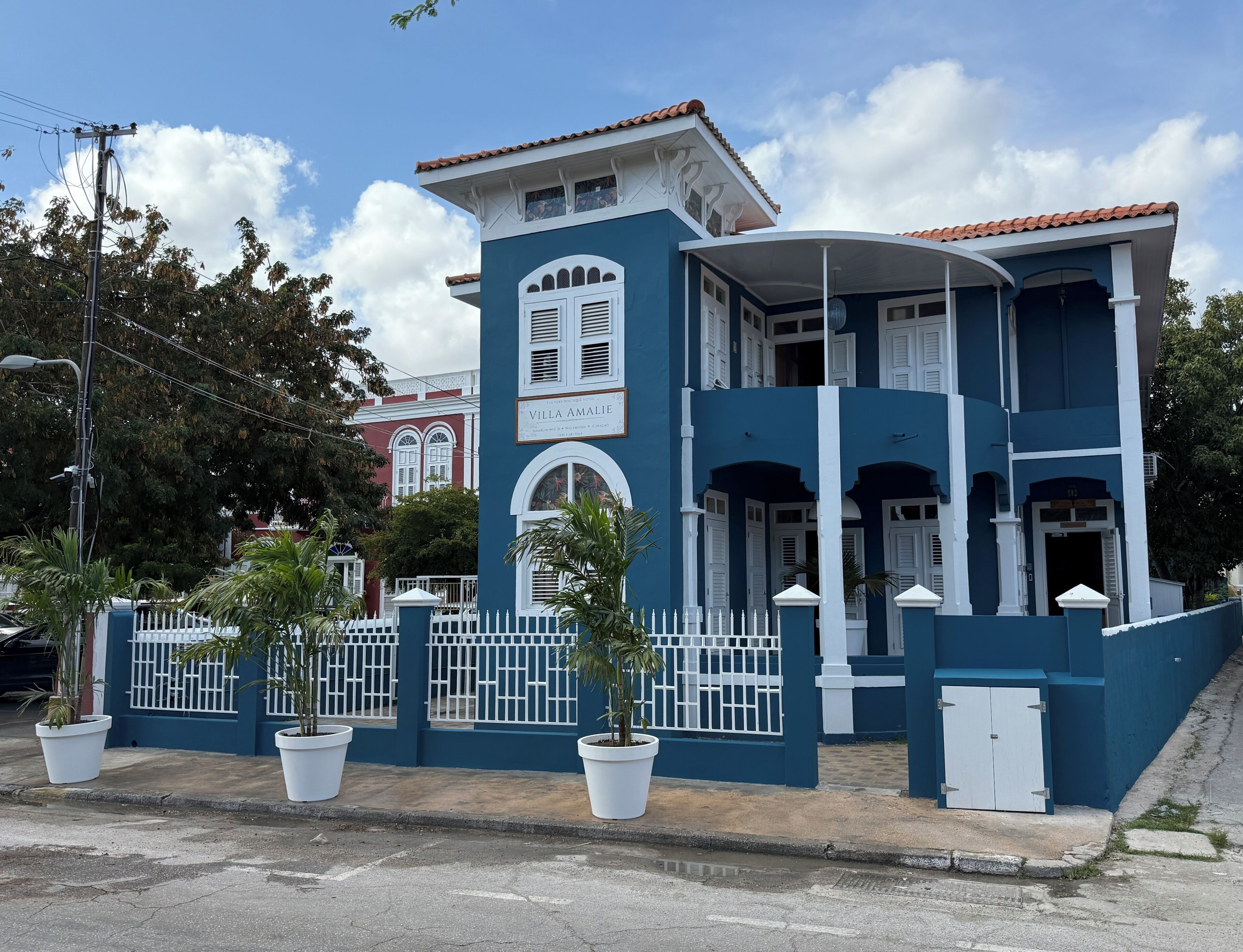 Voorkant van accommodatie