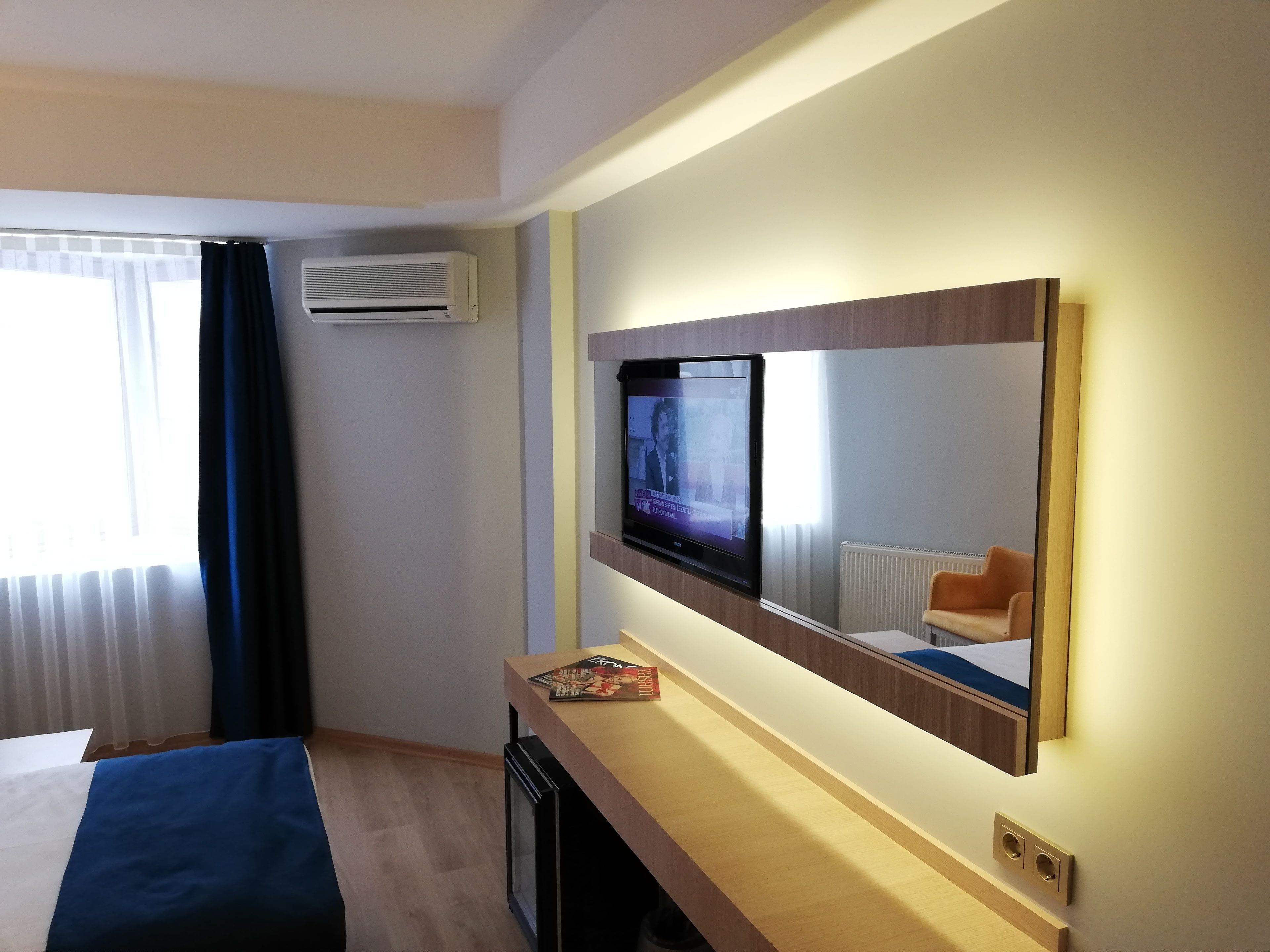 minibar, in-room safe, desk, iron/ironing board