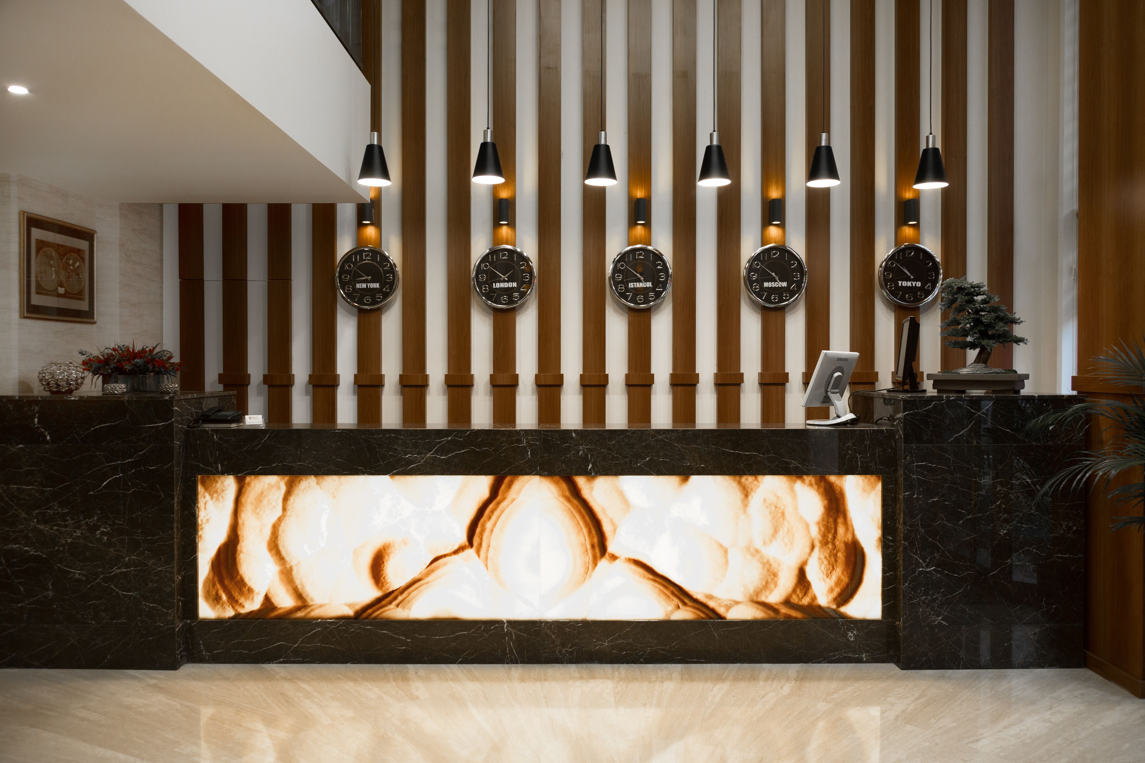 check-in/check-out kiosk