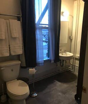 Towels, soap, shampoo