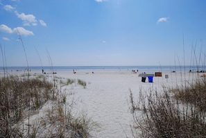 On the beach