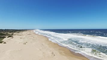 Vlak bij het strand