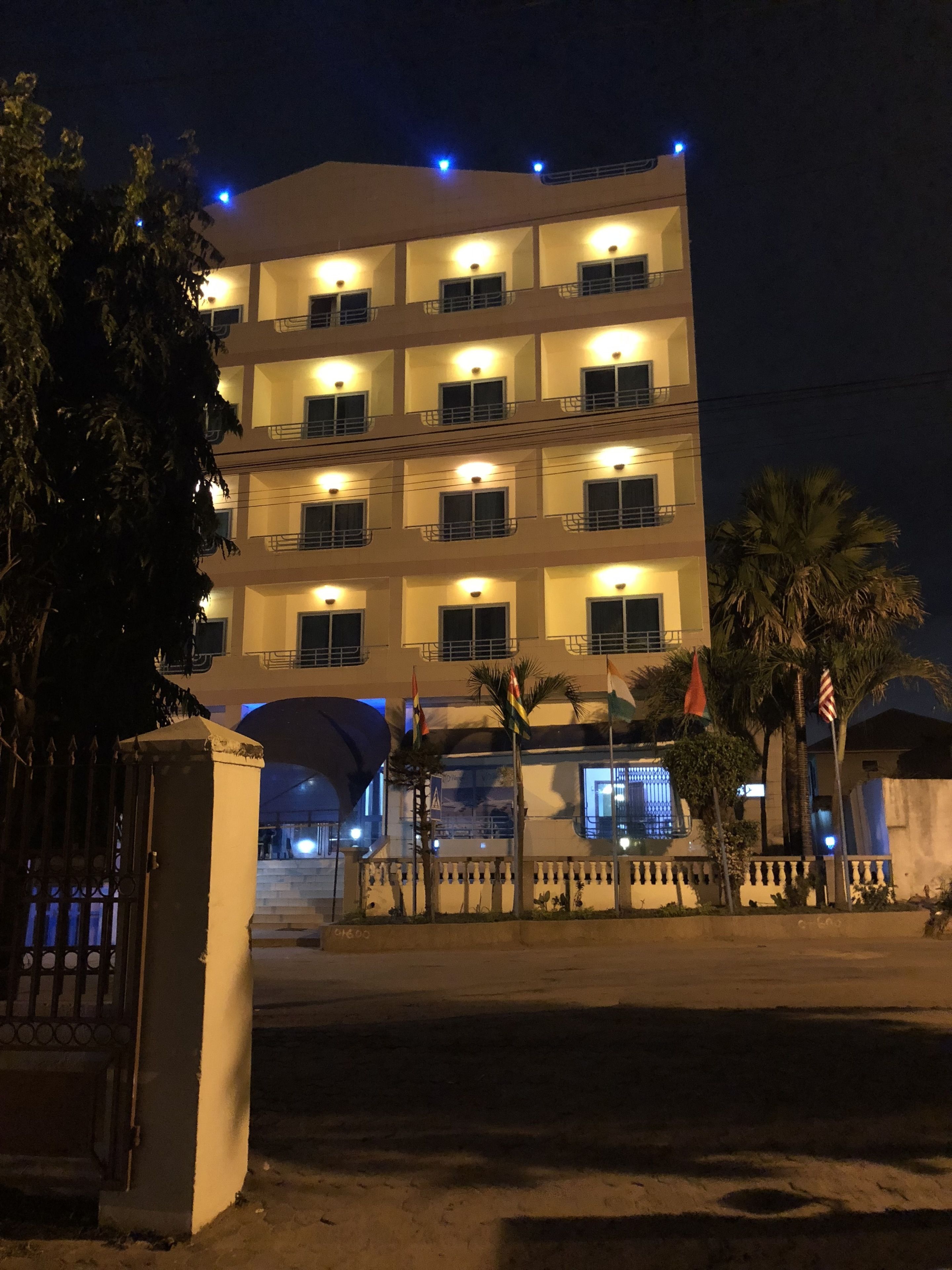 Front of property – evening/night