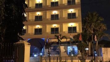 Front of property – evening/night