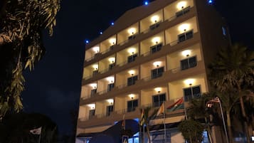 Front of property – evening/night
