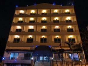 Front of property - evening/night