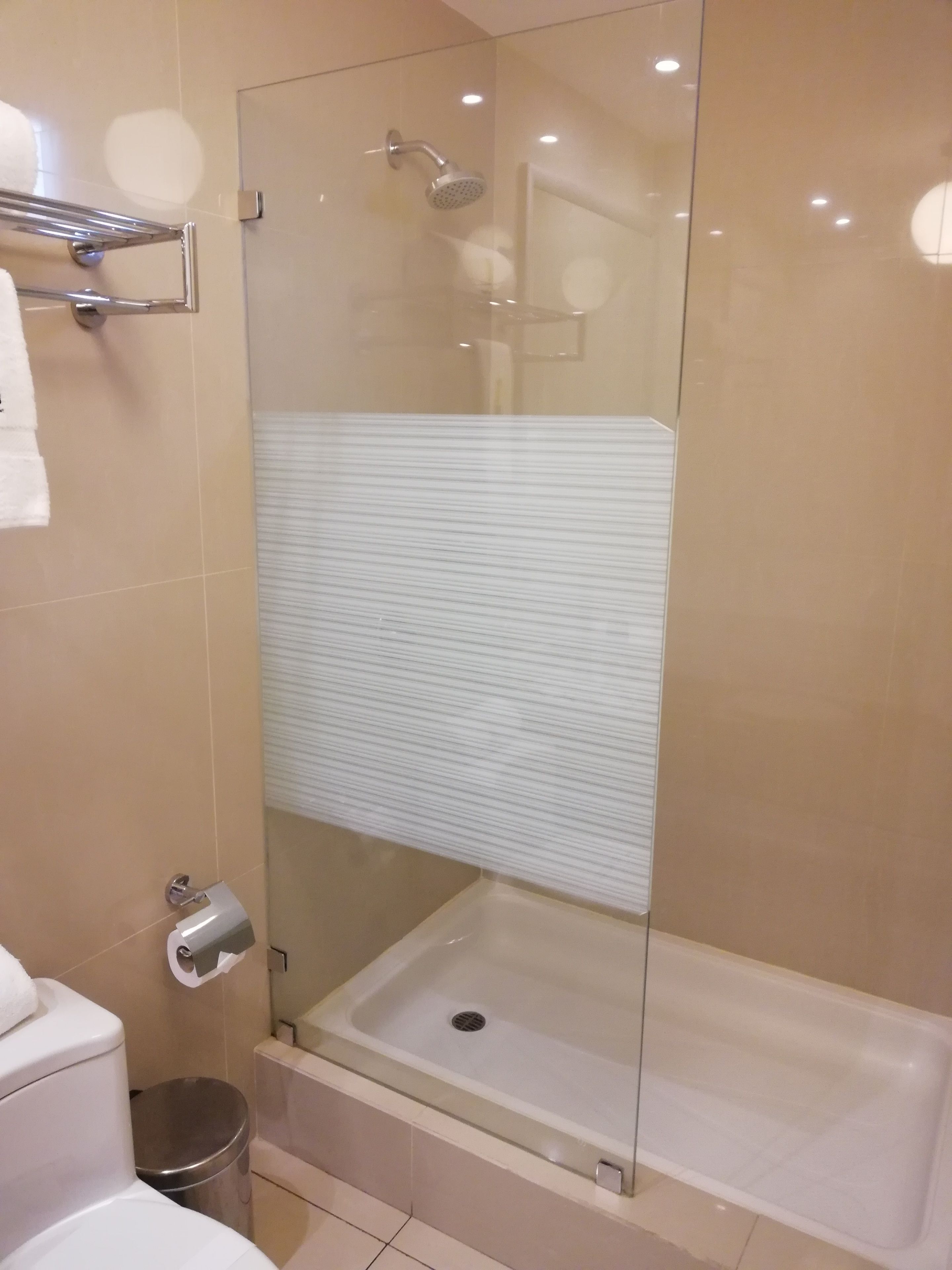single room | bathroom | shower, free toiletries, towels