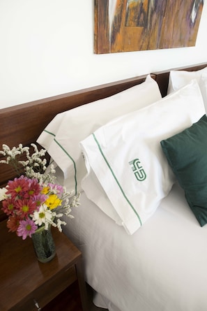 Blackout curtains, bed sheets