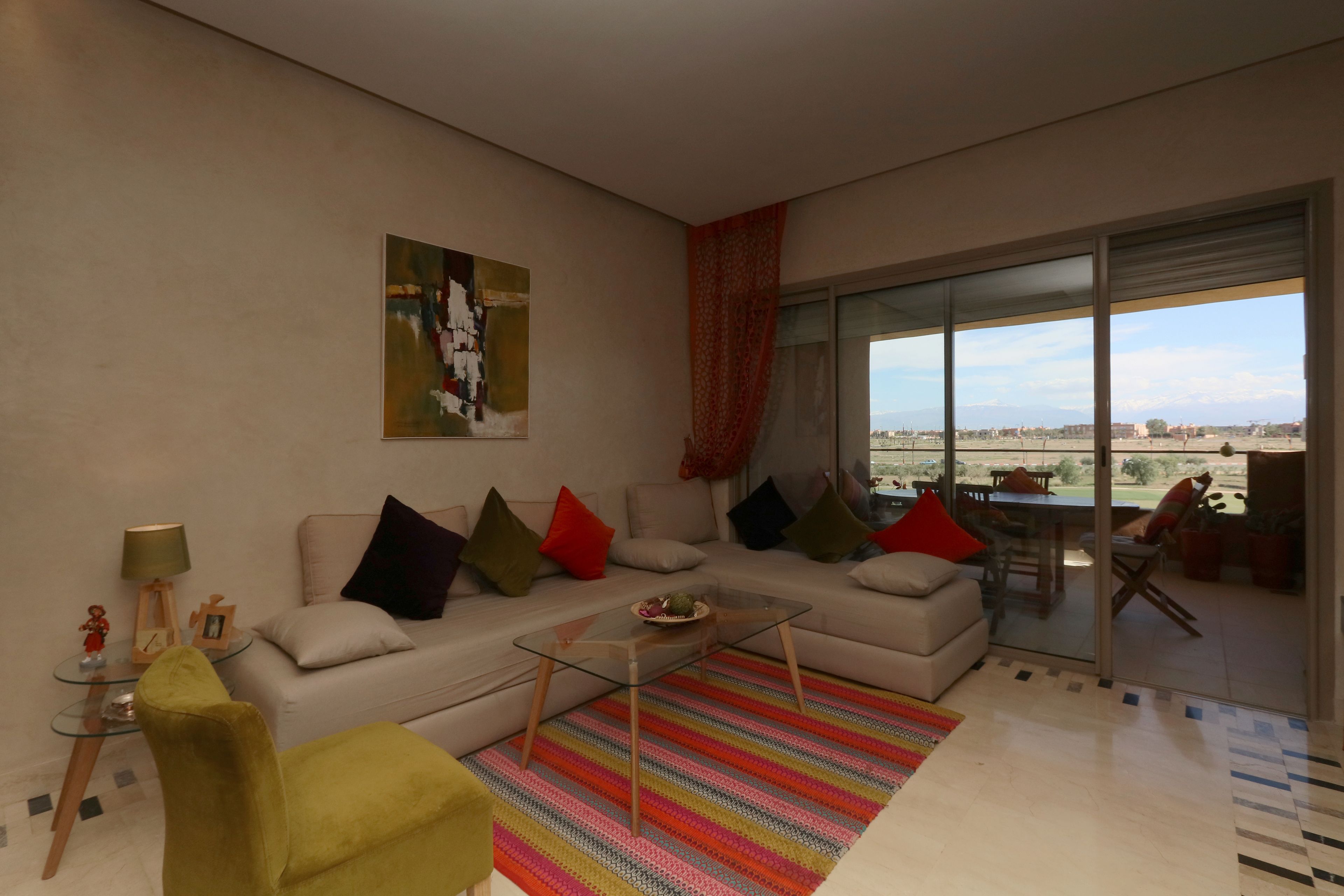 Apartamento, 2 habitaciones, no fumadores | Zona de estar | Una televisión de plasma, una chimenea