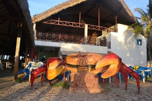 50m from the sea with air conditioning and Wi-Fi