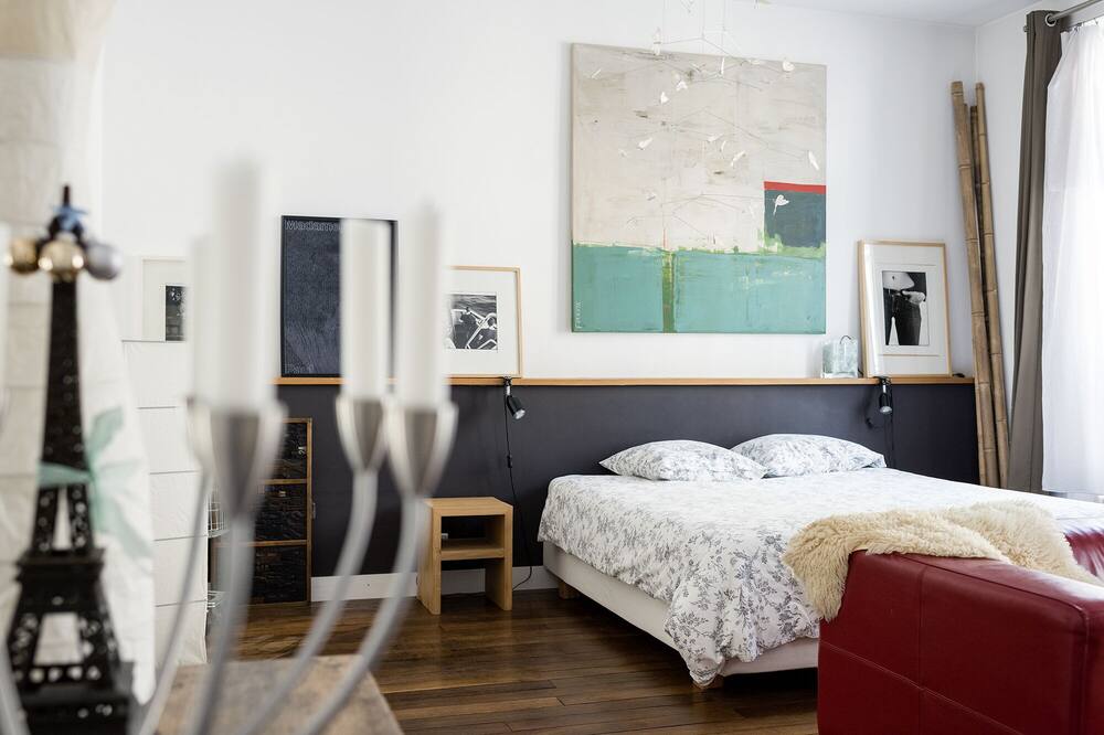 Short \/ Long stay - 3-room apartment + kitchen + bathroom, charming and quiet apartment.