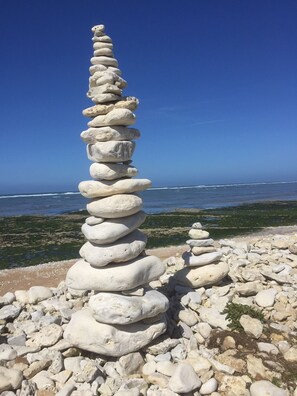 Accommodatie ligt op het strand
