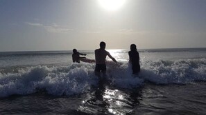 Na praia 