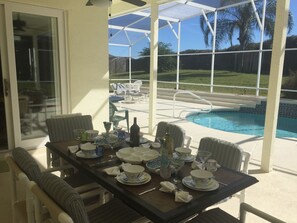 Outdoor dining