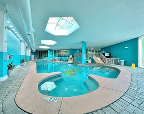 Indoor pool, outdoor pool