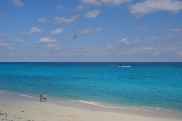 The beach