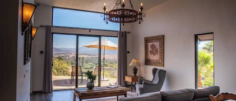 Casa La Crescenta, 2 habitaciones, vista al viñedo | Sala de estar