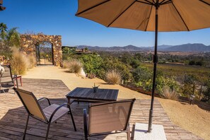 Casa La Crescenta, 2 habitaciones, vista al viñedo | Terraza o patio