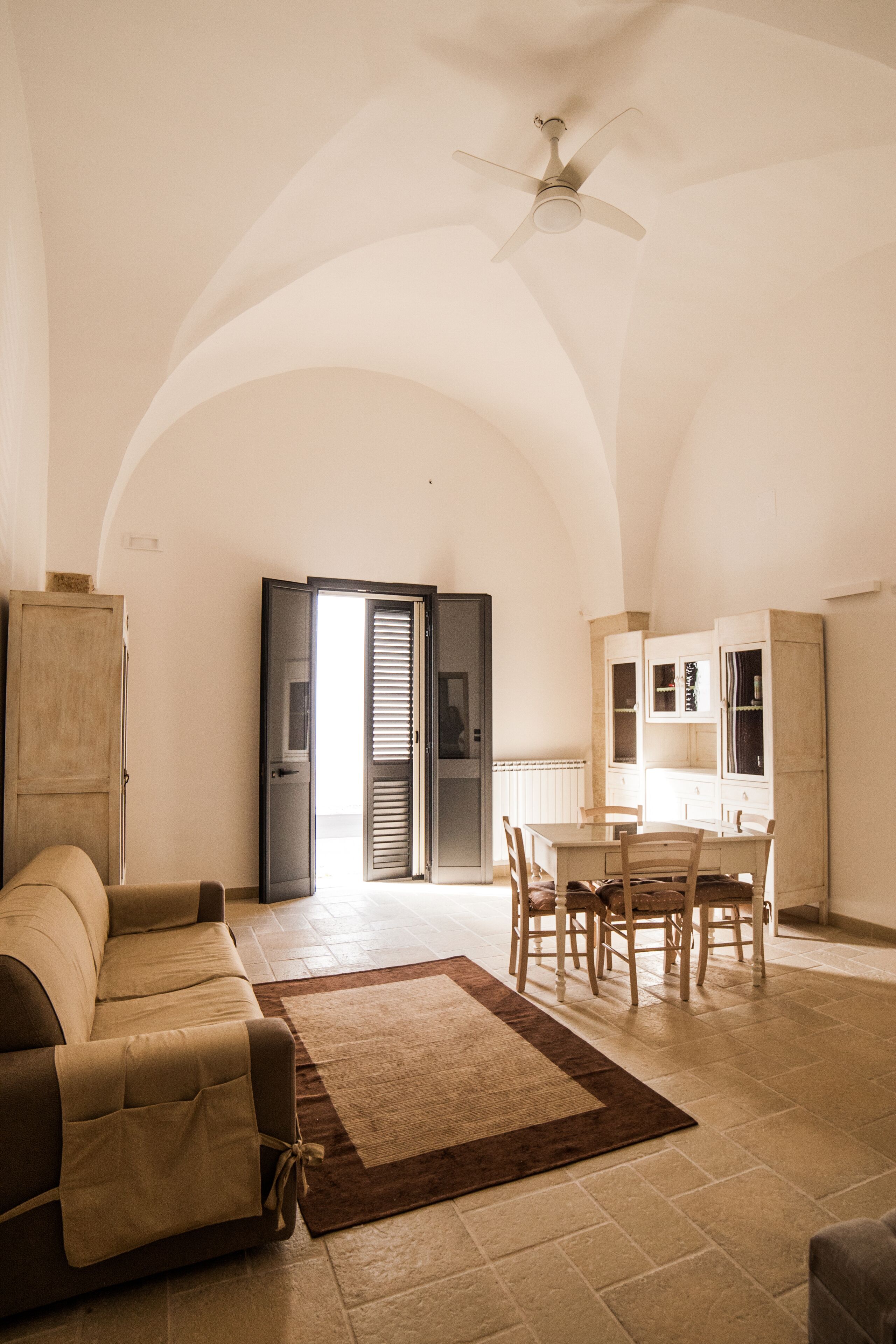 TV, caminetto, libri