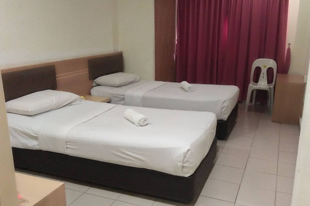 Desk, iron/ironing board, free WiFi, bed sheets