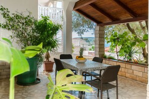 Signature Apartment, Multiple Beds, Garden View | Terrace/patio - Apartments Novalja (Novalja)