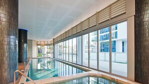Indoor/outdoor pool - Two Bed Ocean 43 level Orchid Residence (Surfers Paradise)