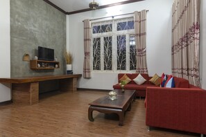 Área de estar no saguão