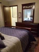 Individually decorated, individually furnished, iron/ironing board