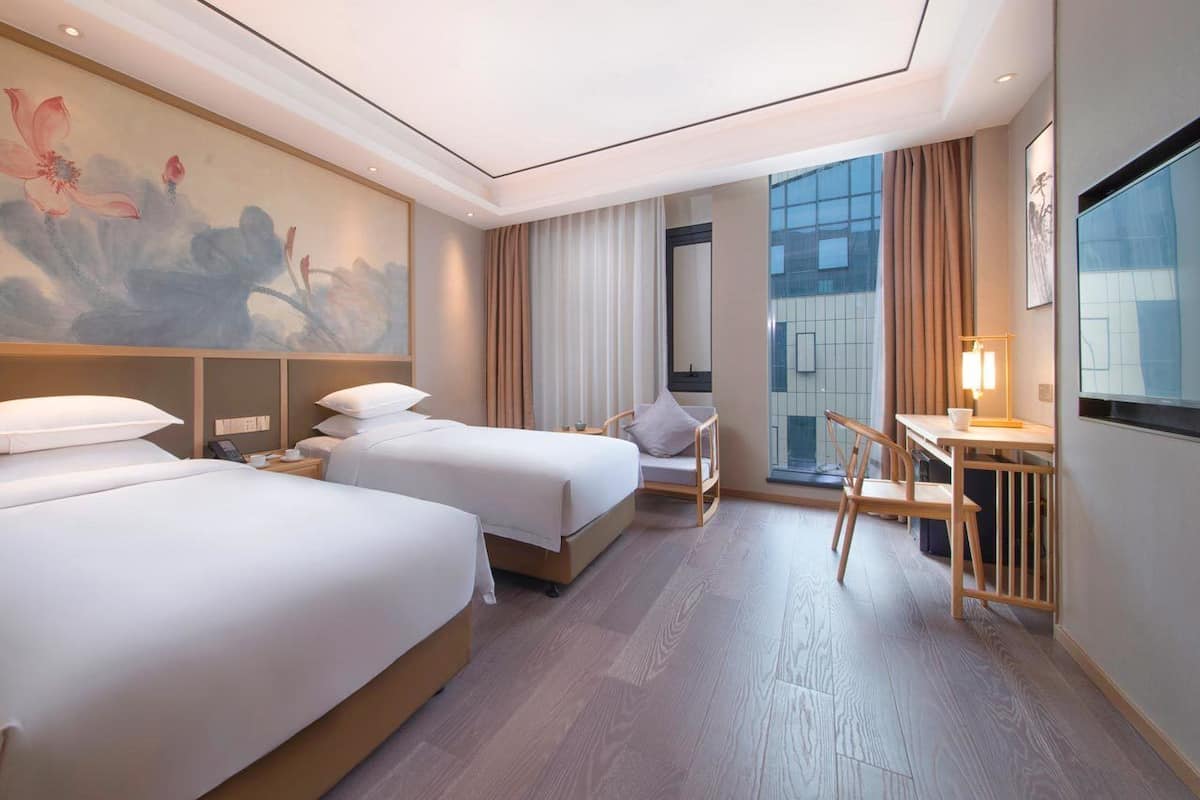 signature twin room | desk, blackout curtains, free wifi, bed sheets