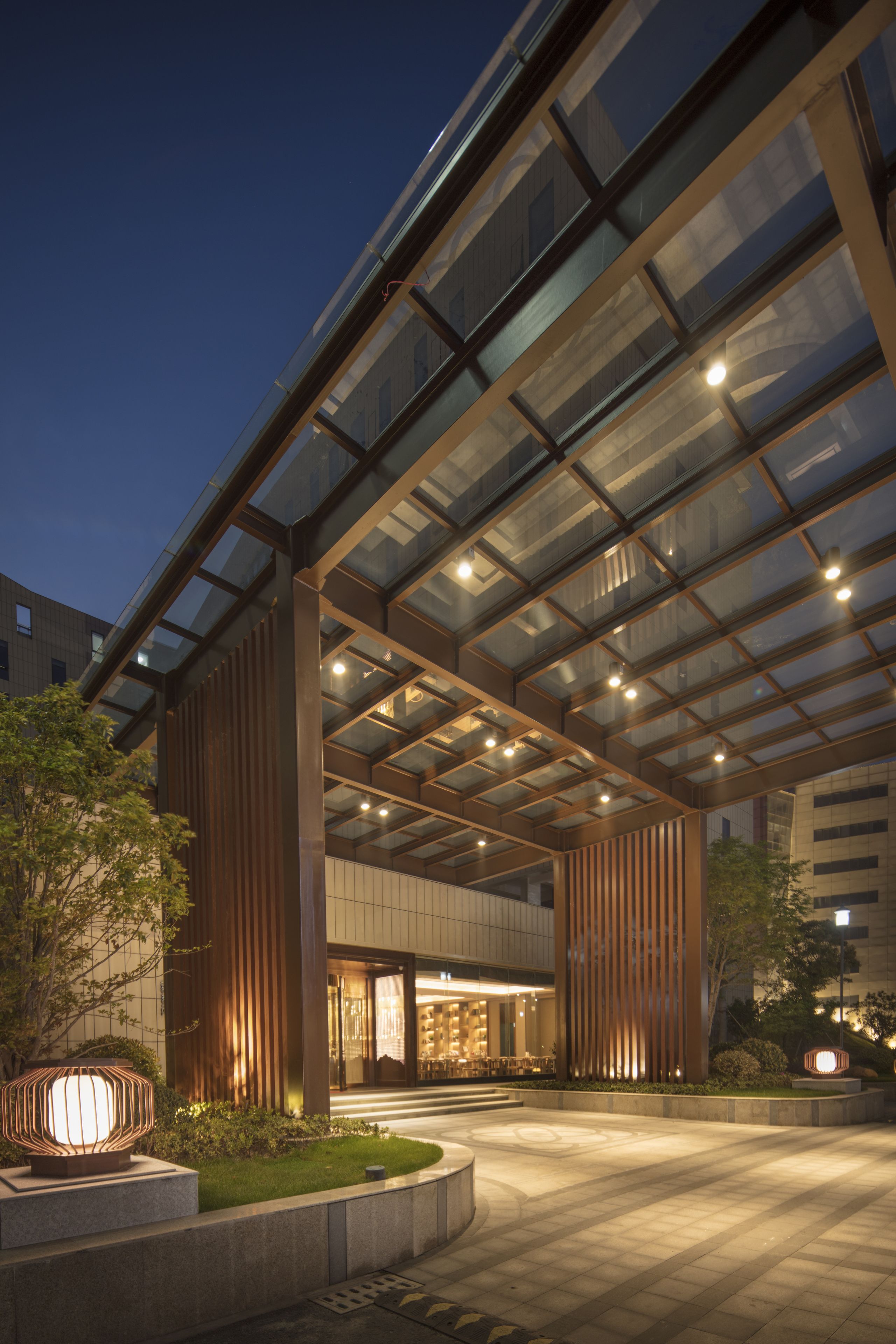 front of property – evening/night