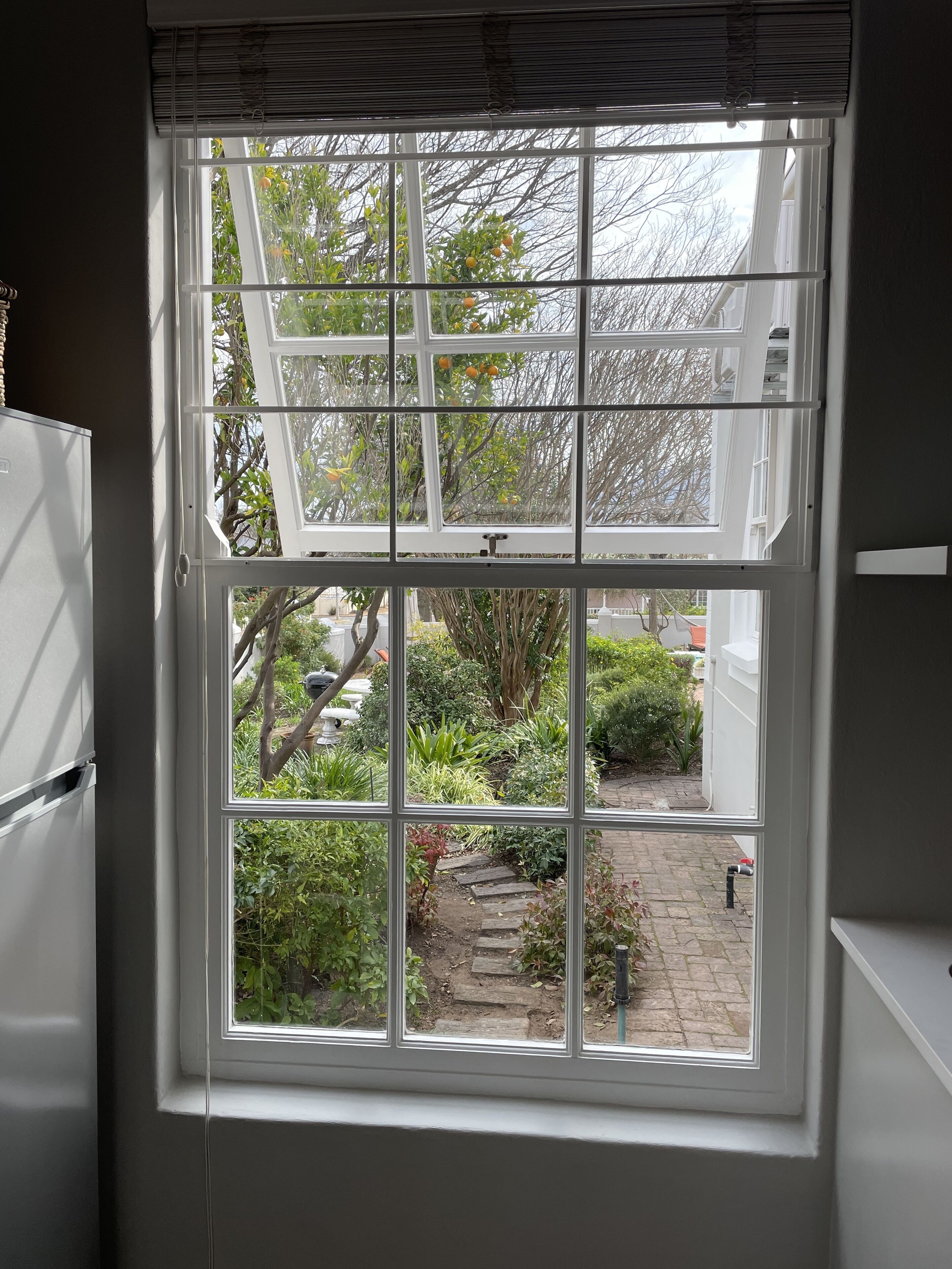 Familienhaus, 2 Schlafzimmer, Nichtraucher | Blick auf den Garten