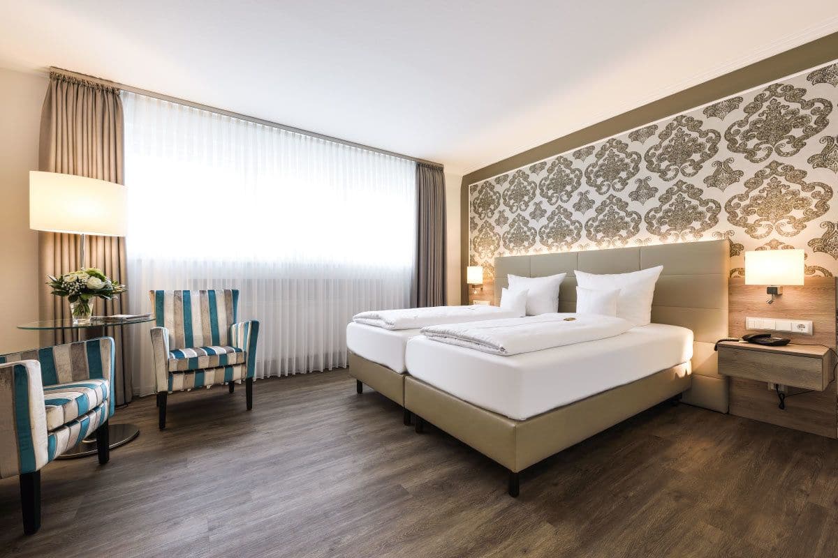 Comfort Double Room | In-room safe, blackout drapes, free cribs/infant beds, rollaway beds